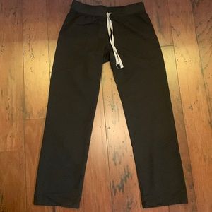 Women’s Black Scrub Pants Figs Technical Collection Size S